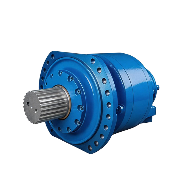 Radial piston hydraulic motor internal displacement and torque calculation diagram