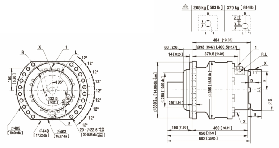 high-torque-hydromotor-for-construction-machinery