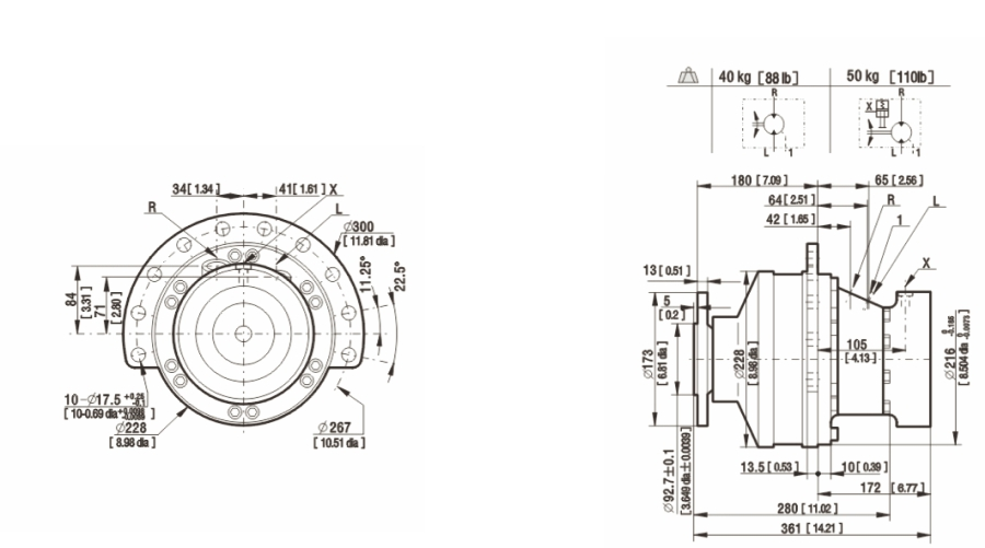 HMS05-hydraulic-motor-mounting-options-wheel-shaft