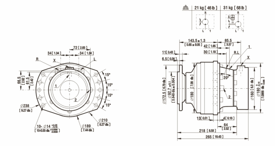 high-flow-hydraulic-slew-motor-industrial
